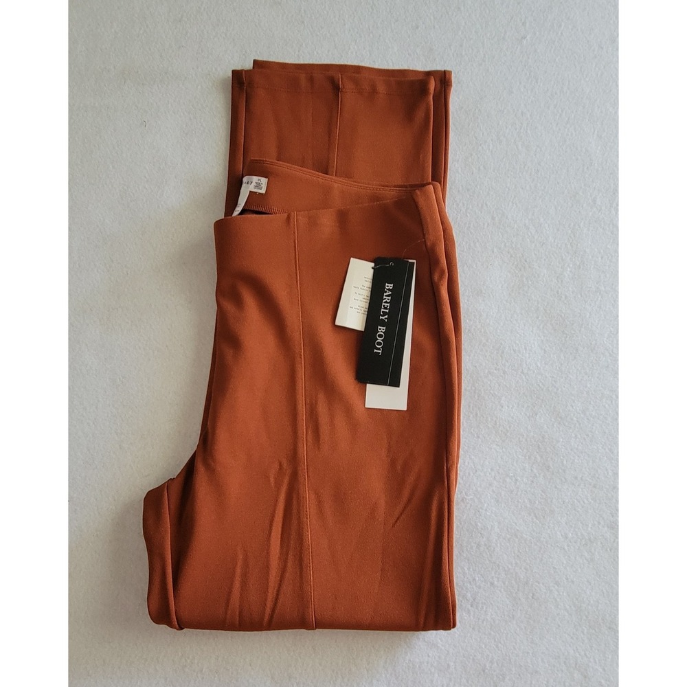 Women's Retrology Size Large Petite Autumn Rust Orange Barely Boot Pull On... - Picture 10 of 11